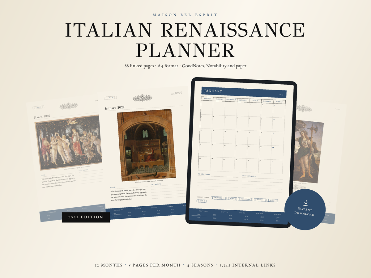 Italian Renaissance Planner · 2027 edition