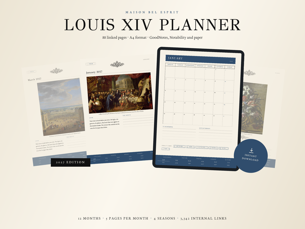 Louis XIV Planner · 2027 edition