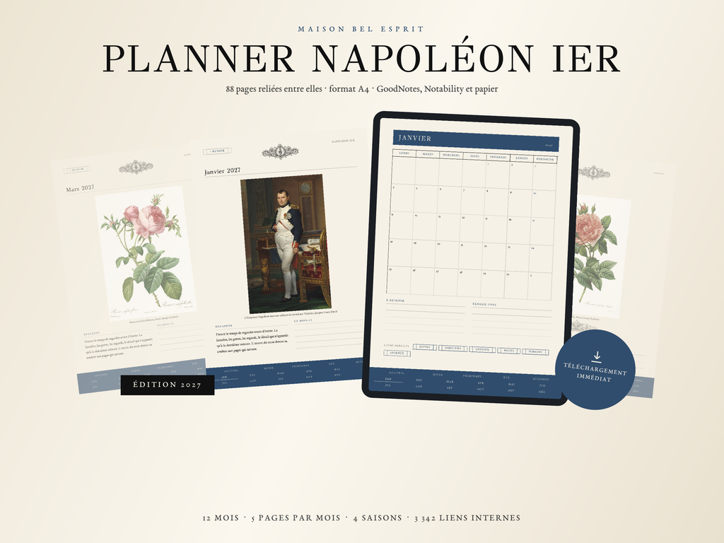Planner Napoléon Ier · Édition 2027