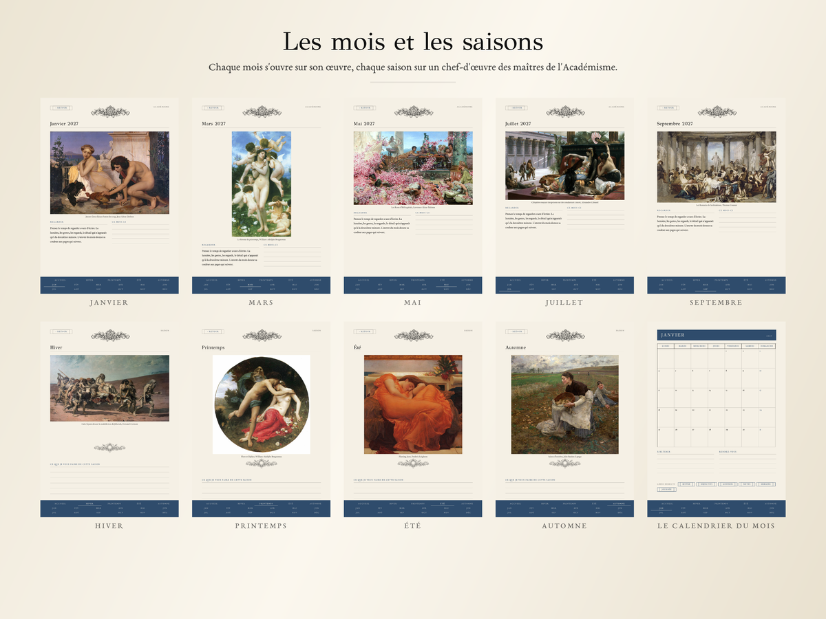 Planner Académisme · Édition 2027