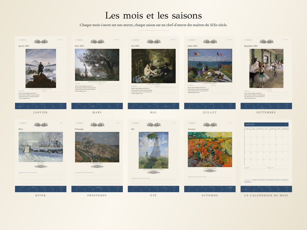 Planner XIXe siècle · Édition 2027