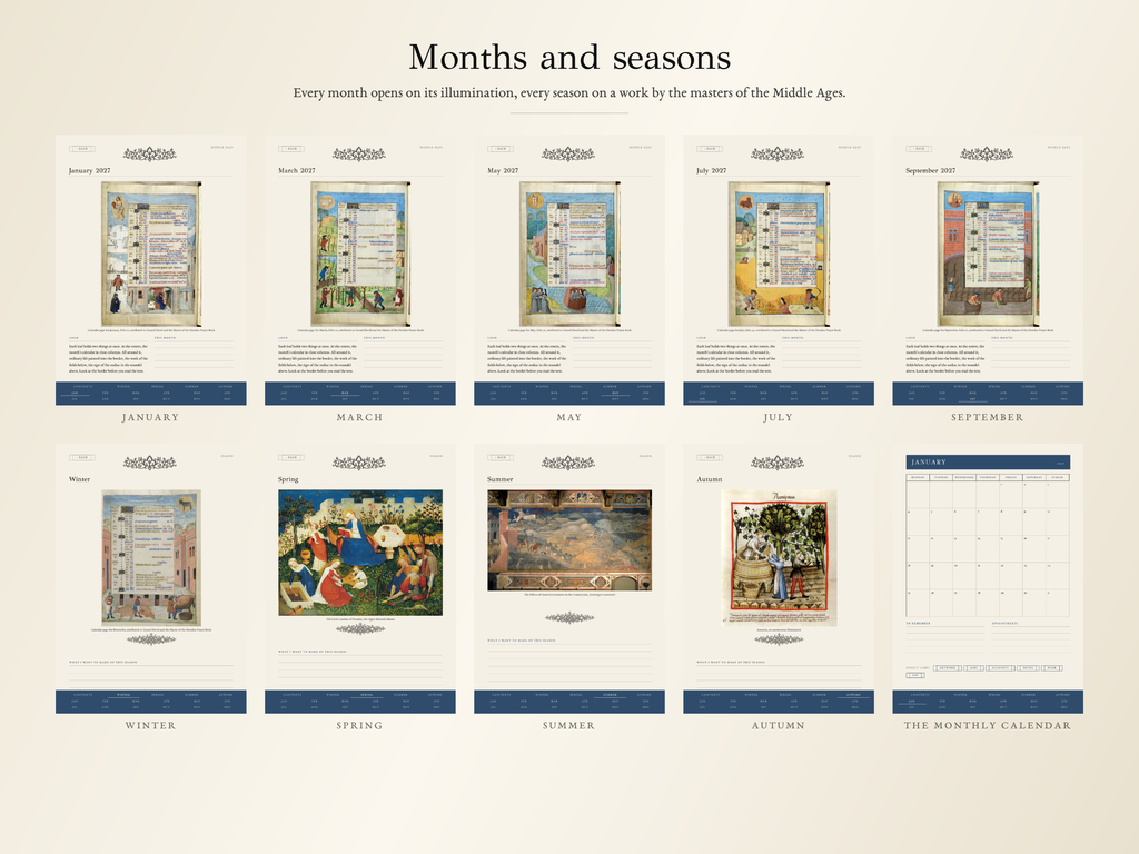 Middle Ages Planner · 2027 edition