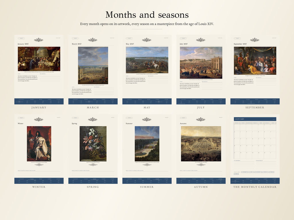 Louis XIV Planner · 2027 edition