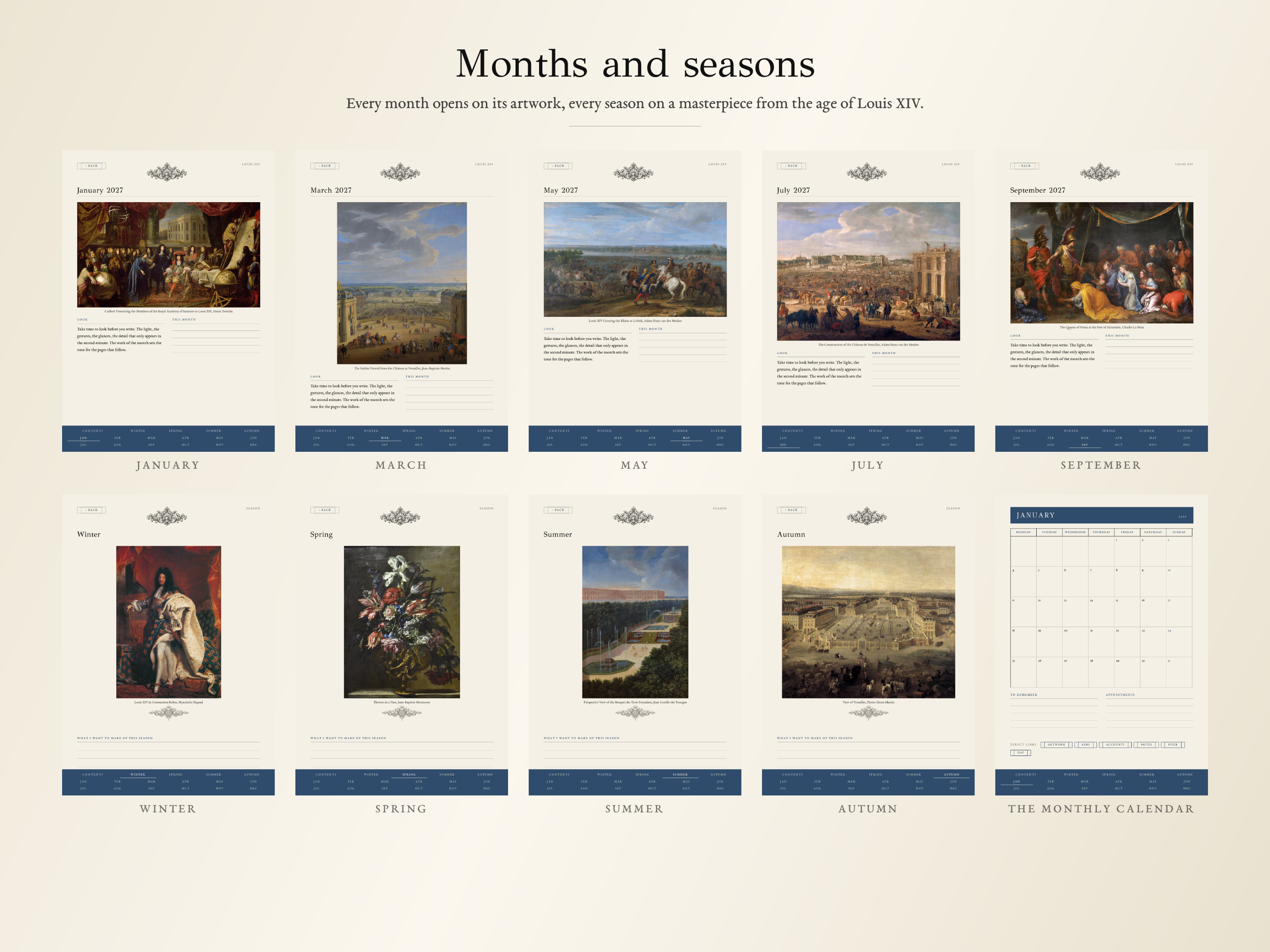 Louis XIV Planner · 2027 edition