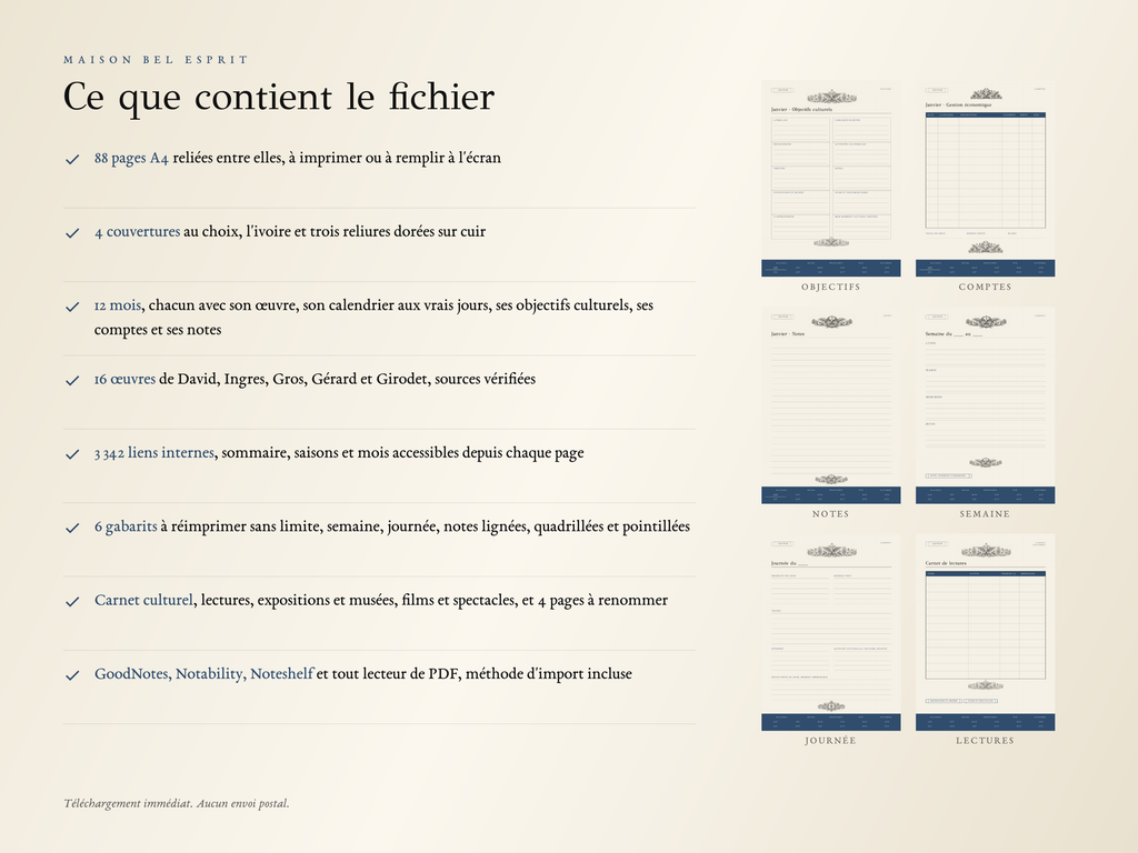Planner Napoléon Ier · Édition 2027