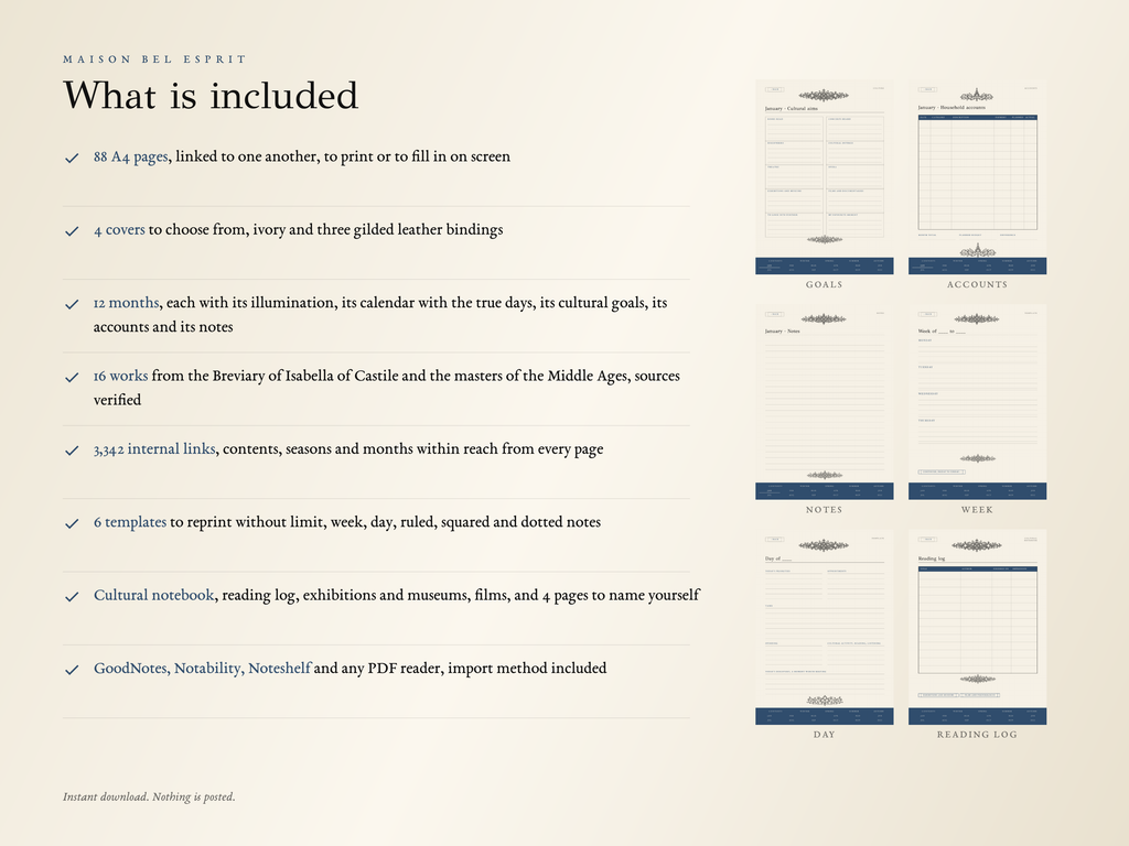 Middle Ages Planner · 2027 edition