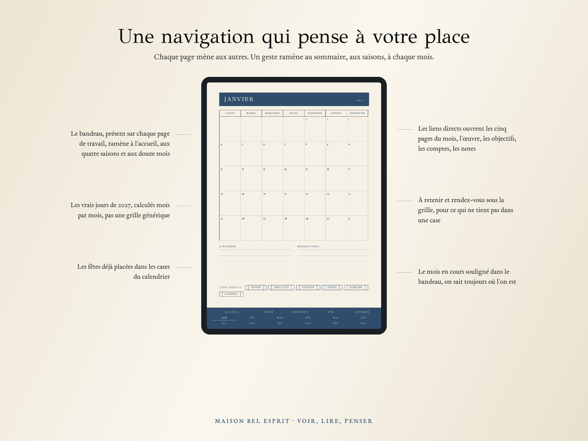 Planner Napoléon III · Édition 2027