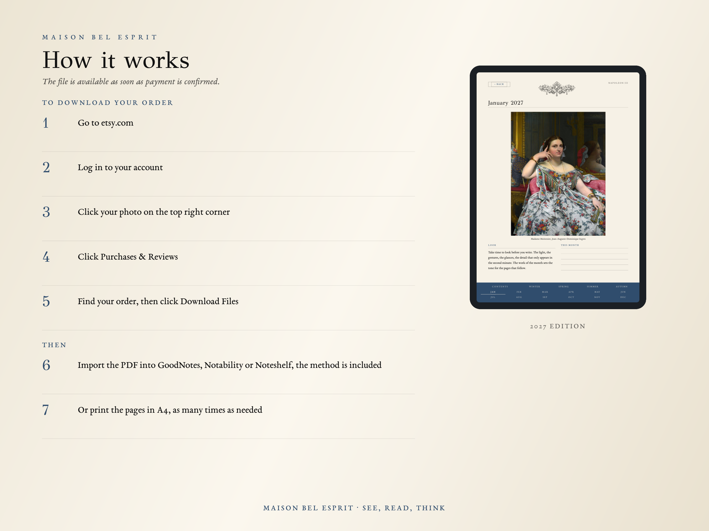 Napoleon III Planner · 2027 edition