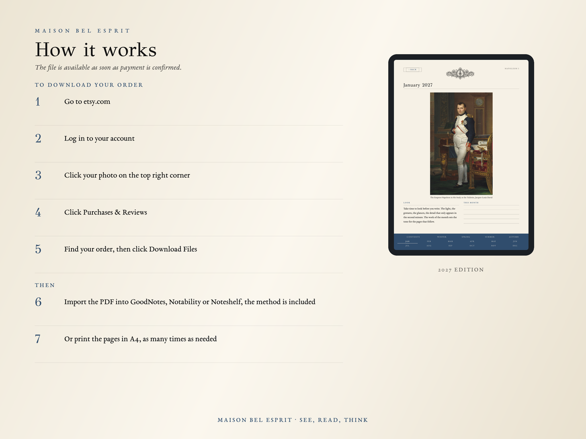 Napoleon I Planner · 2027 edition