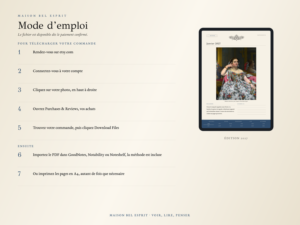 Planner Napoléon III · Édition 2027