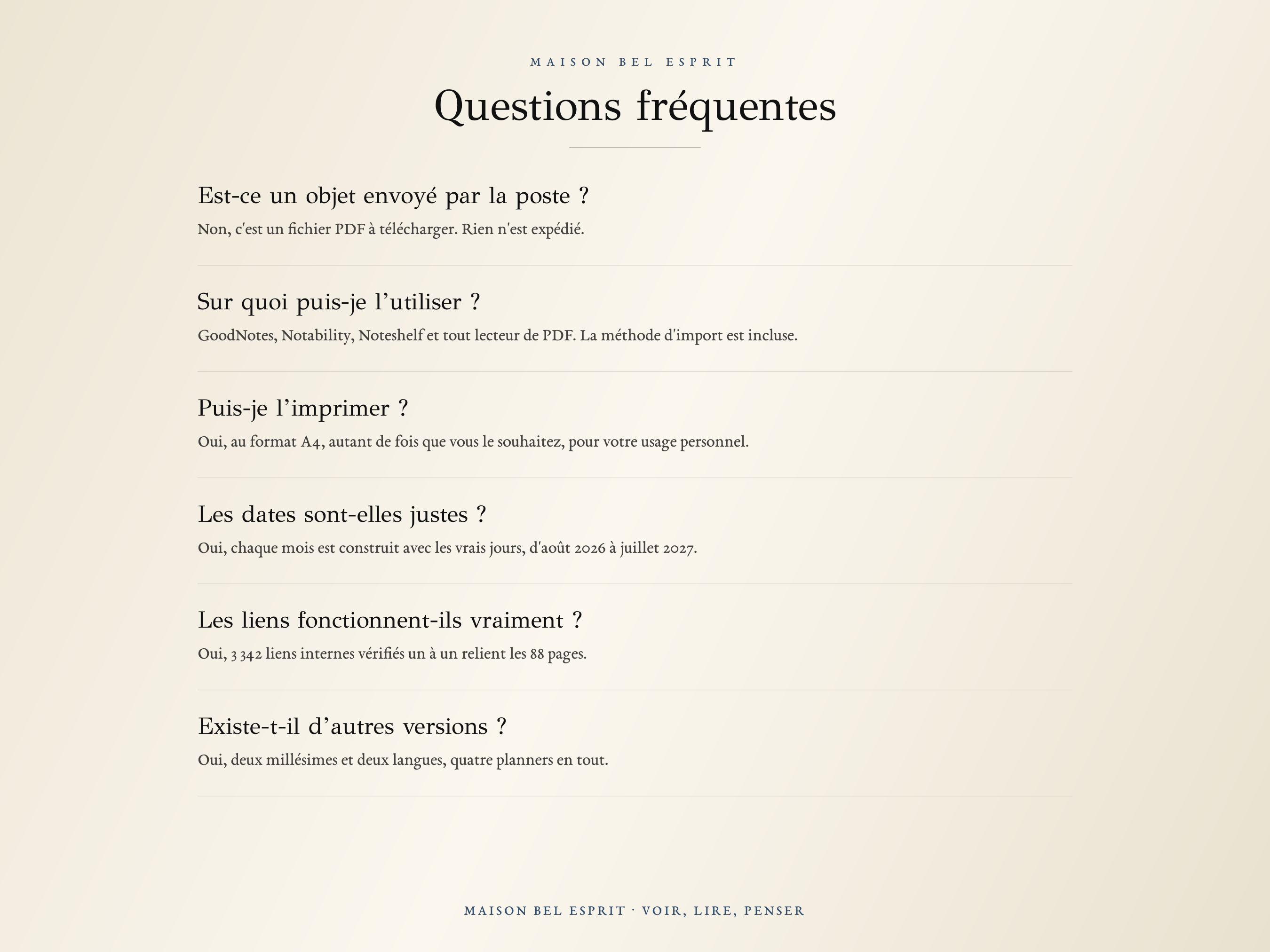 Planner Louis XIV · Année scolaire 2026, 2027