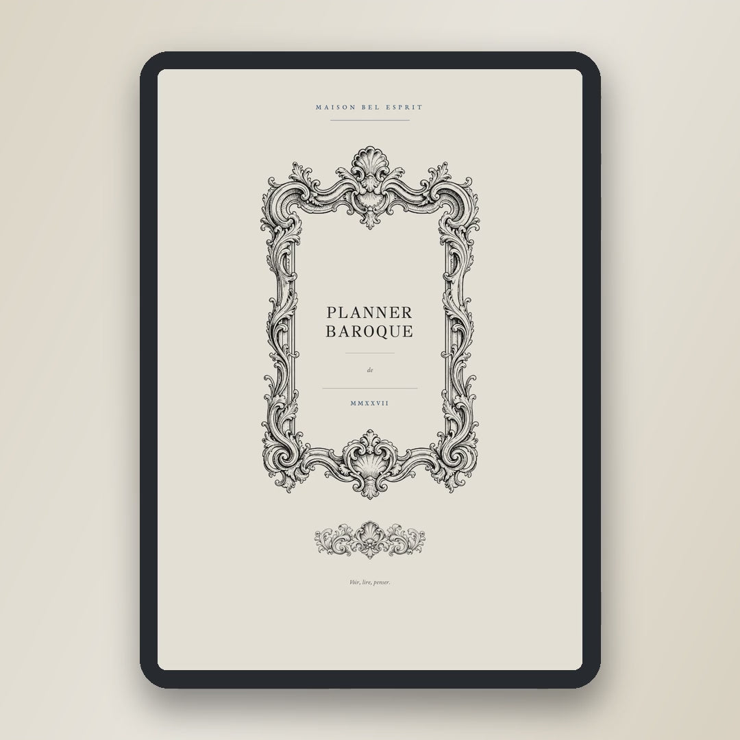 Planner Baroque · Édition 2027