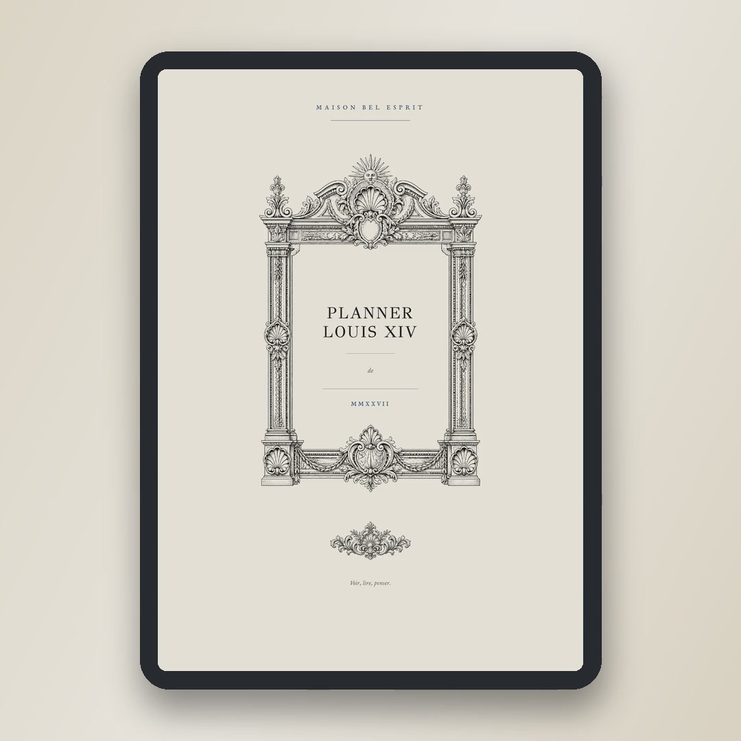 Planner Louis XIV · Édition 2027