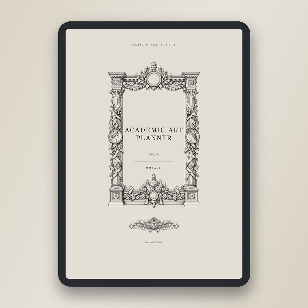 Academic Art Planner · 2027 edition