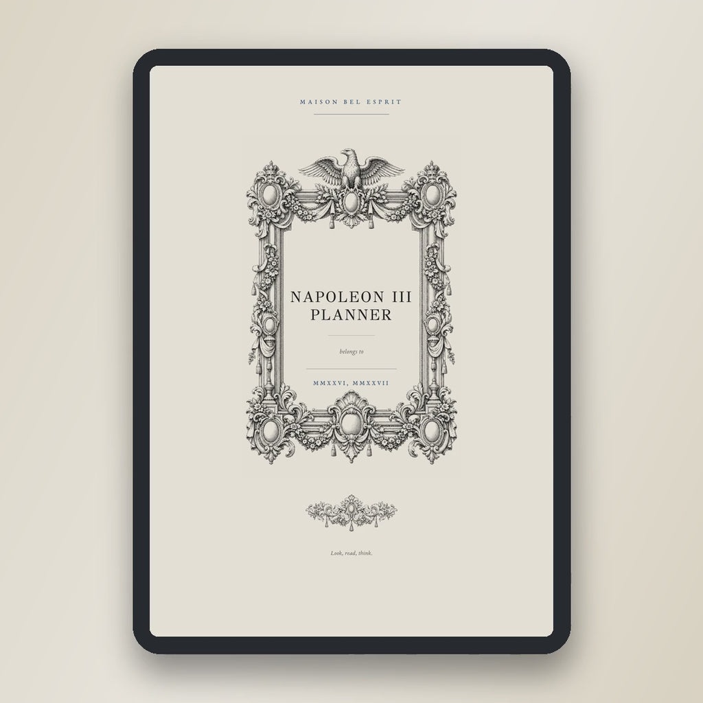 Napoleon III Planner · School year 2026, 2027