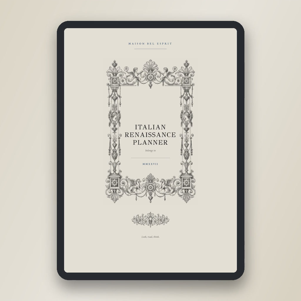 Italian Renaissance Planner · 2027 edition