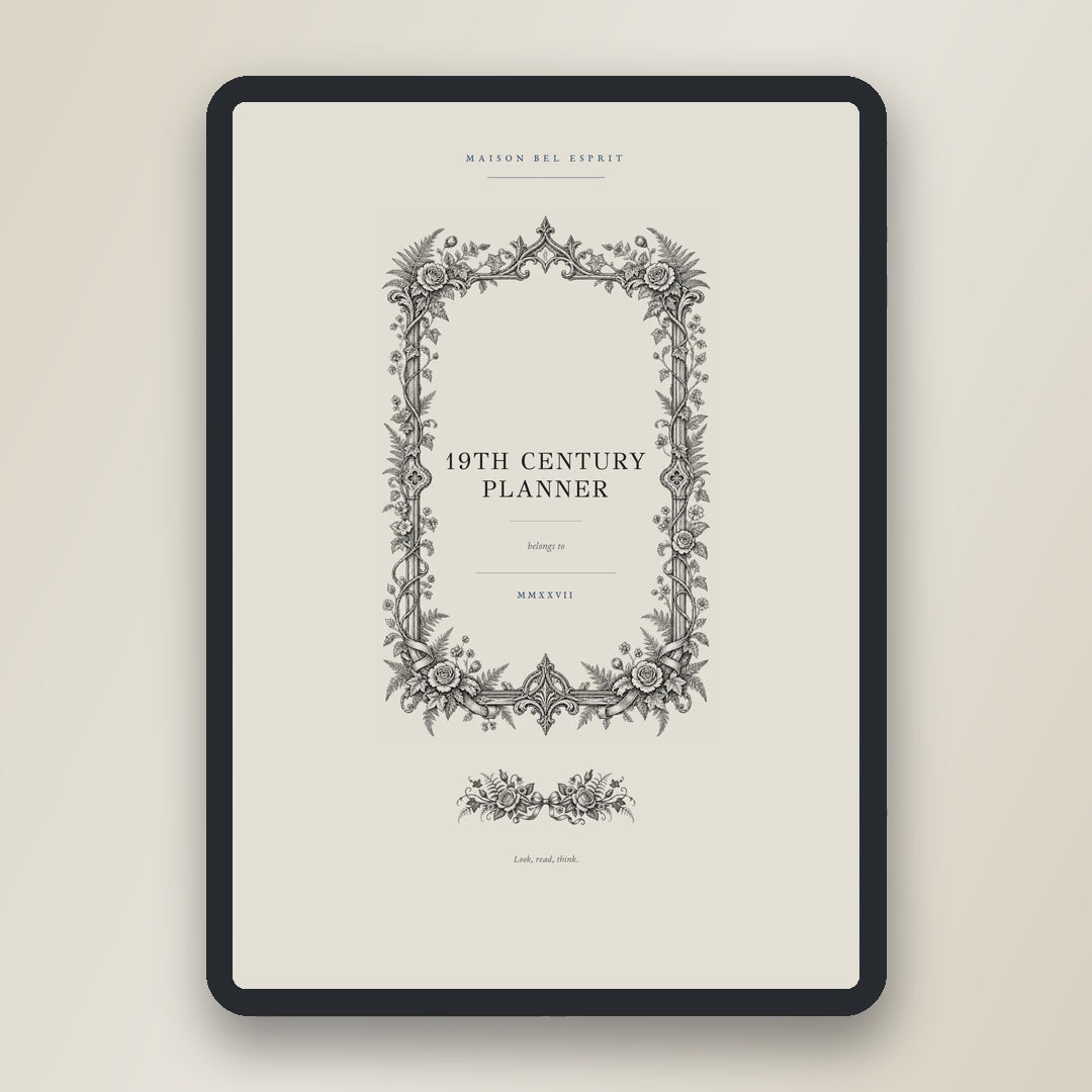 19th Century Planner · 2027 edition