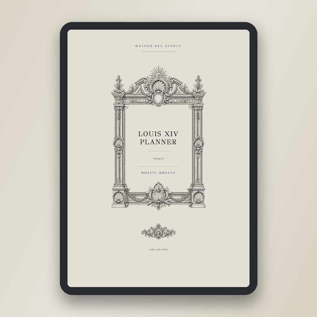 Louis XIV Planner · School year 2026, 2027