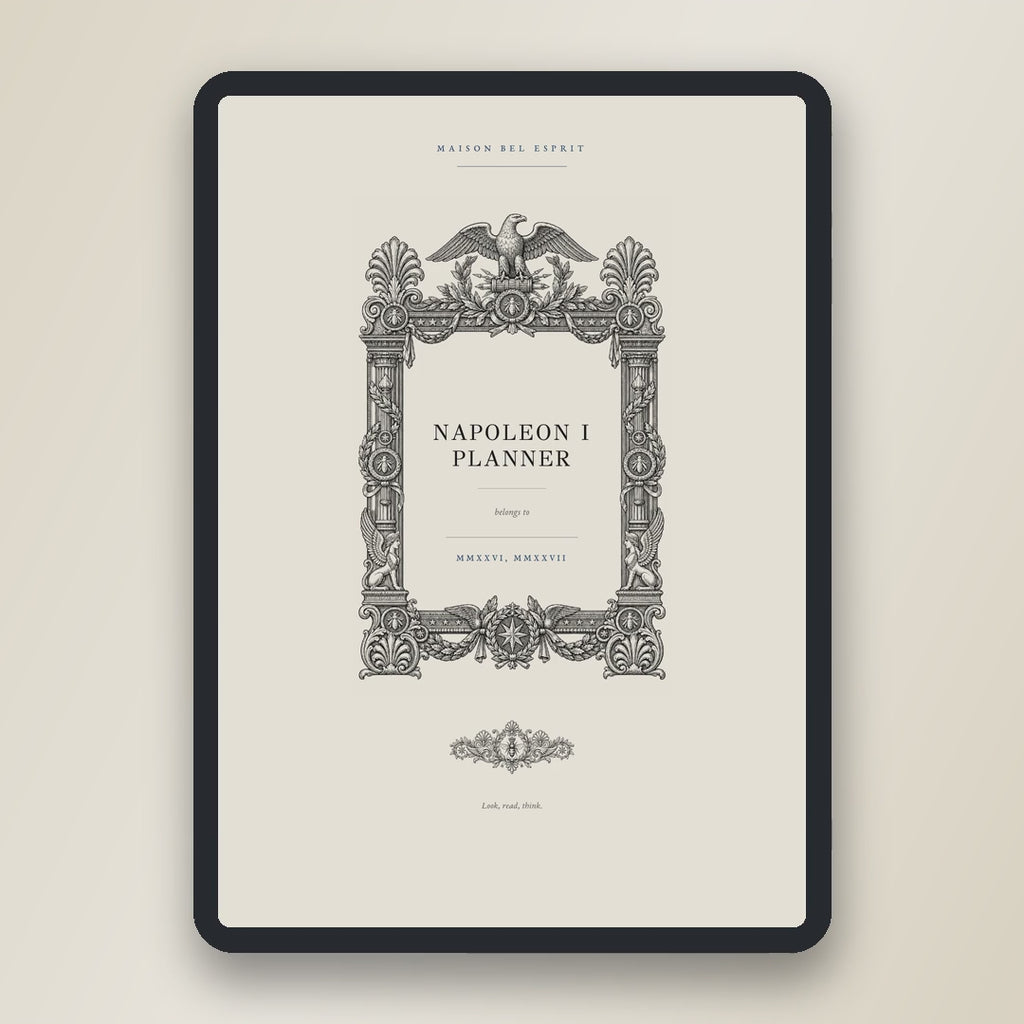 Napoleon I Planner · School year 2026, 2027
