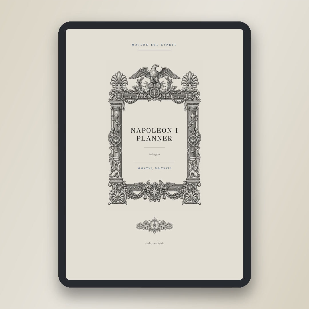 Napoleon I Planner · School year 2026, 2027